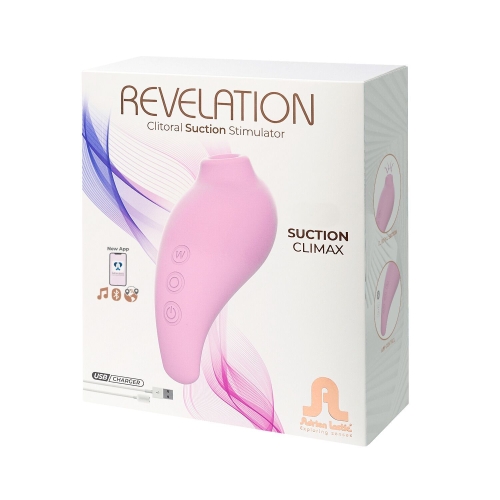 Вакуумний смарт стимулятор для клітора Adrien Lastic Revelation рожевий - 7