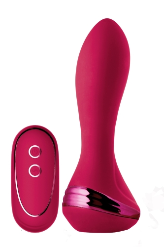 Анальна надувна вібропробка рожевого кольору Dream Toys SPARKLING ISABELLA - 1