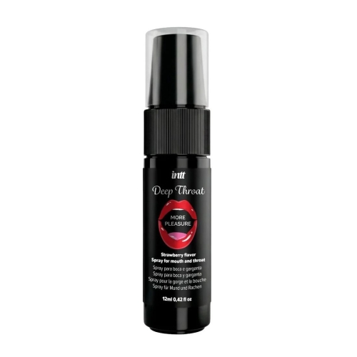Спрей для глубокого минета с клубничным вкусом Intt Deep Throat Oral Spray Strawberry 12 мл - 2