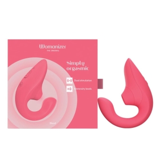 Вакуумний подвійний вібратор для точки G рожевого кольору Womanizer Blend Vibrant