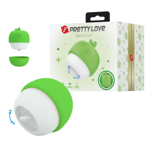 Клиторальный стимулятор в форме яблока зеленый Lybaile Pretty Love APPLE Secret - 1