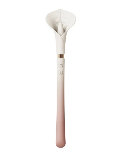 Двосторонній вібратор у формі квітки кали рожевого кольору Zalo Calla Blossom - 1