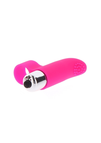 Вібратор на палець для стимуляції клітора рожевий Toy Joy Tickle Pleaser - 2