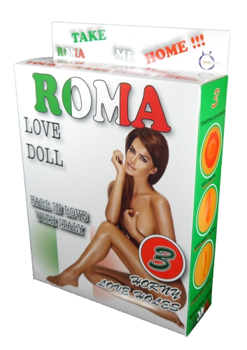 Надувная секс-кукла светлокожая шатенка Love Dols Roma - 1