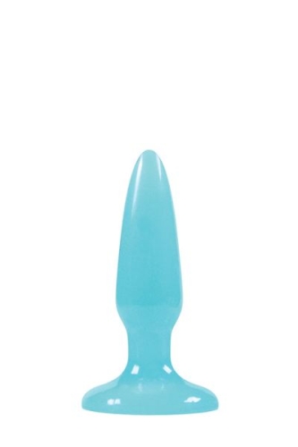 Анальна пробка блакитна FIREFLY PLEASURE PLUG MINI - 1