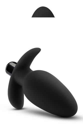Анальна вібропробка чорна Blush Anal Adventures Platinum Saddle Plug - 3