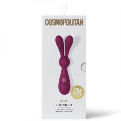 Вібратор кролик для стимуляції клітора Cosmopolitan Cosmopolitan Flirt фіолетовий - 1