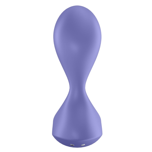 Анальна вібропробка з керуванням зі смартфона фіолетового кольору Satisfyer Sweet Seal Lilac - 4
