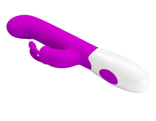 Вибратор-кролик для вагинально клиторальной стимуляции розовый Pretty Love CENTAUR RABBIT VIBRATOR - 4
