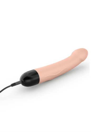 Вібратор реалістичний силіконовий тілесного кольору Dorcel Real Vibration m Flesh 2.0 - 2