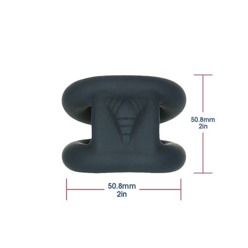 Подвійне ерекційне кільце LUX Active tug Versatile Silicone Cock Ring - 2
