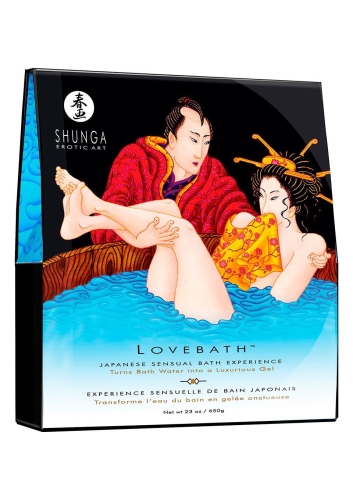 Гель для ванни Shunga LOVEBATH-Ocean temptations-Океан спокус (650 гр) з ефектом масажу і розслаблення Шунга - 1