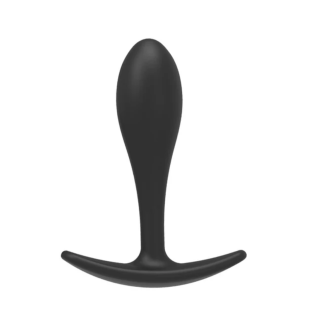 Силиконовая анальная пробка силиконовая черная Sexy desires размер S