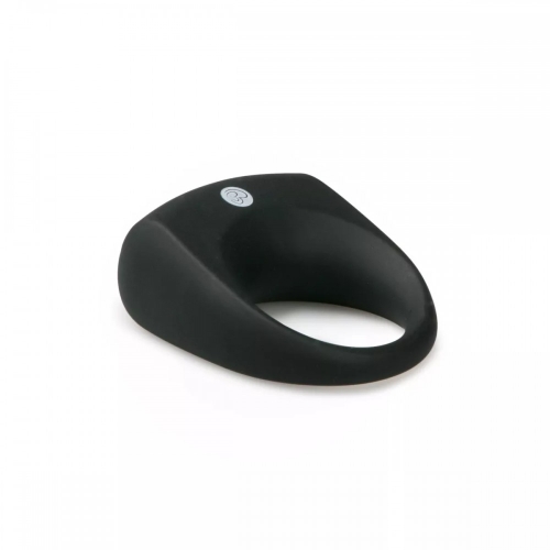 Ерекційне віброкільце чорного кольору EasyToys Vivid Cock Ring - 2