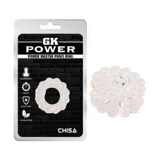 Эрекционное кольцо на член прозрачное Chisa Power Master Penis Ring