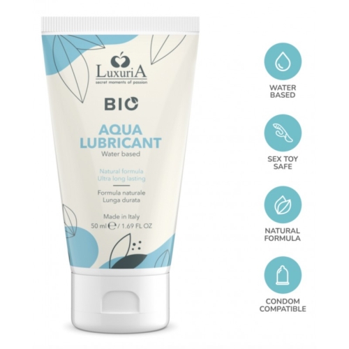 Натуральний лубрикант на водяній основі Intimateline Luxuria Bio Aqua Lubricant 50мл - 3