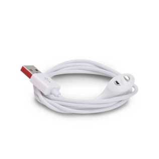 Універсальний магнітний USB кабель для заряджання іграшок білого кольору We Vibe Universal Magnetic Charging Cable