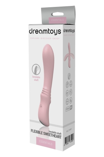 Вибратор классический розового цвета Dream Toys Sweetheart - 5