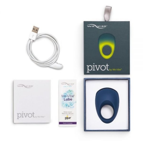 Ерекційне смарт віброкільце з керуванням через телефон Pivot By We-Vibe Vibrating Ring - 5