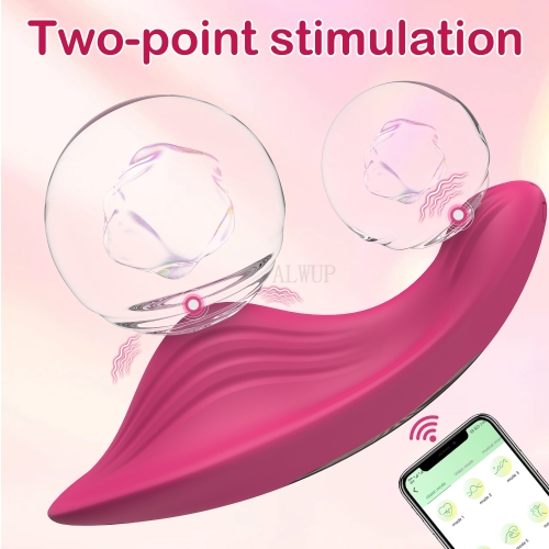 Смарт вібротрусики кліторальні рожеві Sexy desires BUTTERFLY Wearable Vibration Egg - 10