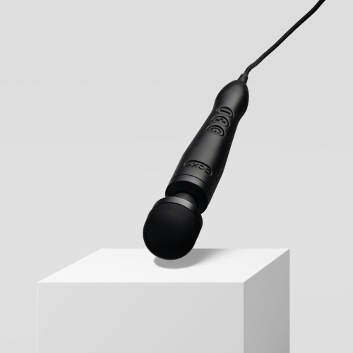 Вібромасажер Ванд для стимуляції клітора чорного кольору Doxy Doxy3 USB-C Massager - 7