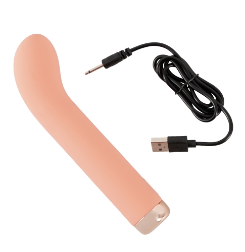 Вибратор для точки G персиковый Soft Silicone Mini G-Spot Vibrator - 9