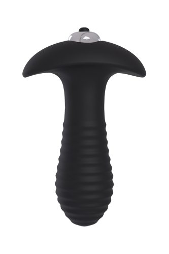Анальна вібропробка чорна Dream Toys Spiral Plug - 1