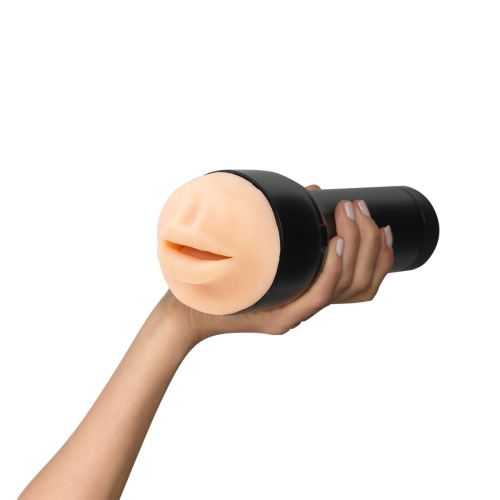 Мастурбатор у колбі рот тілесного кольору для PowerBlow Kiiroo Feel Mouth - 4