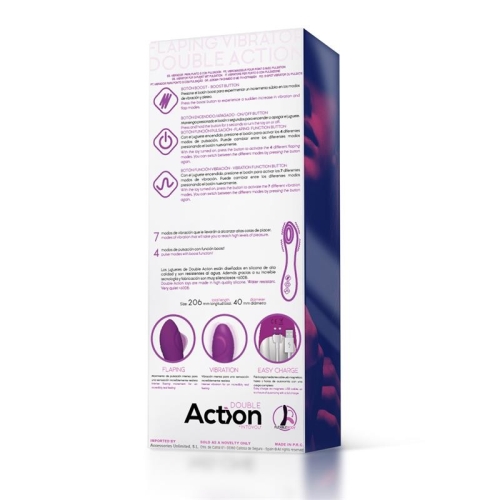 Вібратор Пульсатор для точки G фіолетового кольору Action No Nine g-spot - 3