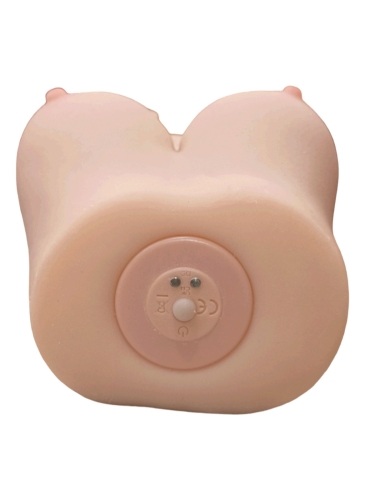 Мини мастурбатор торс с режимом вибрации телесного цвета XISE Eloy vibrating - 4