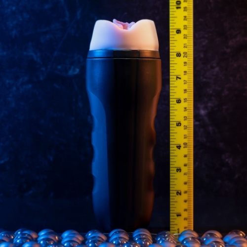 Мастурбатор Вагина в колбе телесного цвета Zero Tolerance Grip it Light - 10