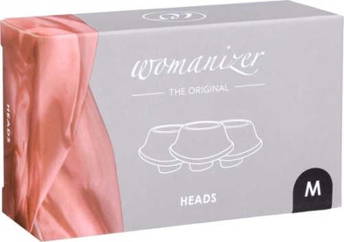 Змінні насадки для Womanizer Premium та Classic чорного кольору розмір M 3 штуки - 5