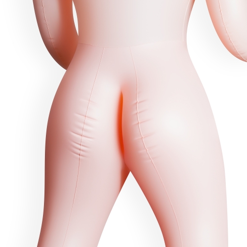 Секс-кукла для мужчин с 3 отверстиями бежевая Crushious ALICIA The Inflatable Nurse длина 1550 мм - 9