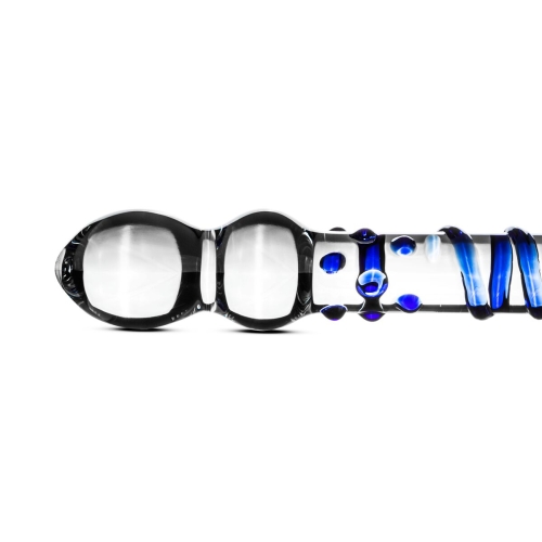 Стеклянный фаллоимитатор ребристый Gildo Glass Dildo No. 21 - 3