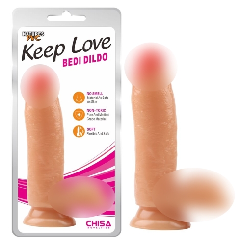 Фаллоимитатор реалистичный на присоске телесный CHISA Keep Love Bedi Dildo - 1