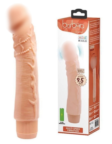 Вибратор реалистичный вагинальный BARBARA 9.5 Dybbuk MULTI-SPEED VIBRATOR - 1