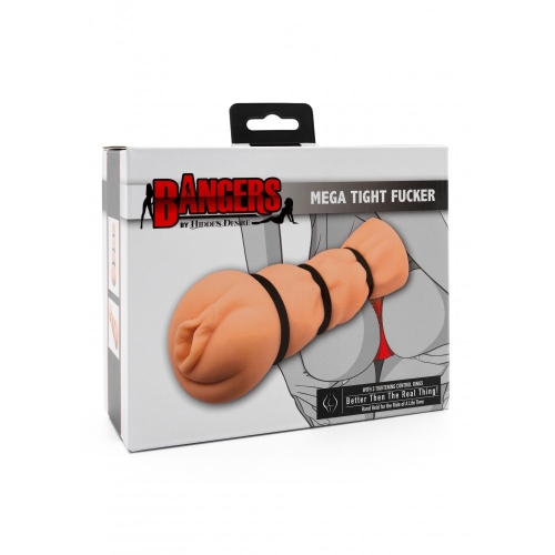 Мастурбатор вагина бежевого цвета XR Brands Hidden Desire Bangers Mega Tight Fucker - 2