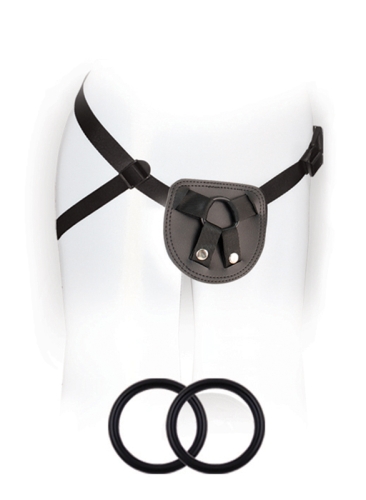 Трусики для страпона чорні SX HARNESS-FOR YOU BEGINNERS HARNESS - 1