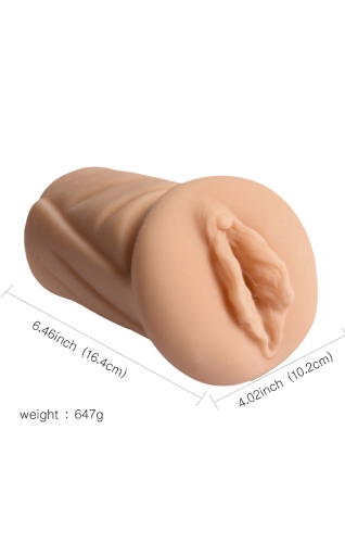 Мастурбатор вагина телесного цвета Xise Olive Pussy Stroker - 6