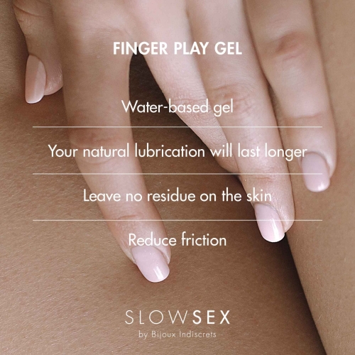 Гель-смазка для мастурбации Bijoux Indiscrets SLOW SEX Finger play gel - 4