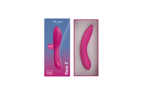 Вагинальный вибратор для точки G розовый We-Vibe Rave 2 Twisted Pleasure - 7