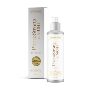Массажное масло с возбуждающими феромонами для женщин PheroStrong By Night for Women Massage Oil 100мл
