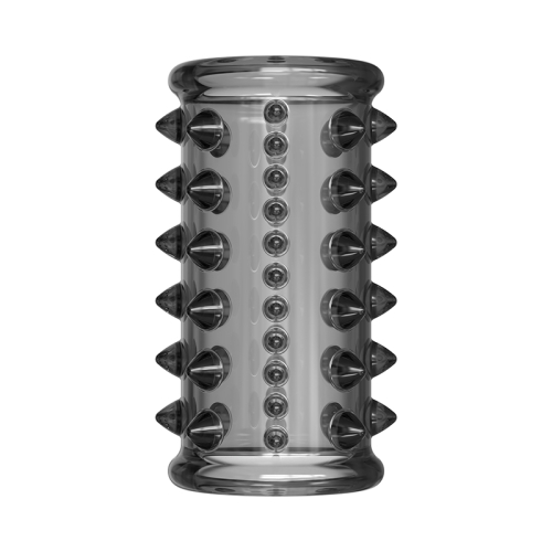 Набір із 6 стимулюючих насадок на пеніс чорного кольору Meleon - Ejaculation Control Rings - 6