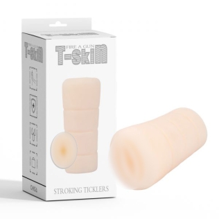 Міні мастурбатор для чоловіків тілесного кольору Chisa Stroking Ticklers