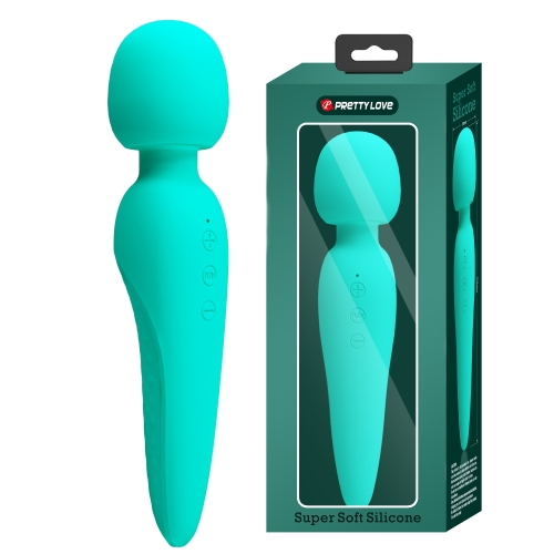 Вібромасажер Ванд у формі мікрофону зеленого кольору Lybaile Pretty Love Meredith USB - 1