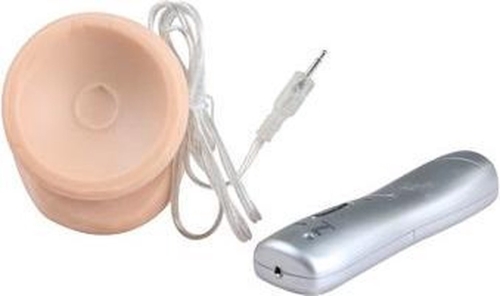 Вибромассажер реалистичный на присоске телесного цвета 6.5INCH VIBRATOR III - 4