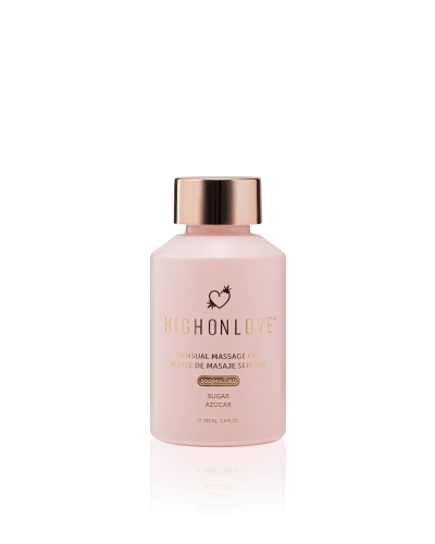 Масажне масло з CBD HighOnLove Sensual Massage Oil Sugar High 100 мл - 1