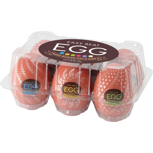 Набір мастурбаторів яєць білого кольору Tenga Egg Hard Boilded II Pack - 5