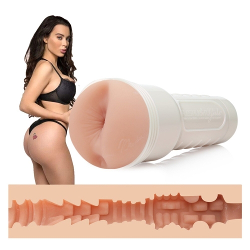 Мастурбатор в колбе анус порноактрисы Lana Rhoades телесного цвета Fleshlight - 1