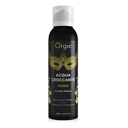 Шипучая увлажняющая пенка для массажа с ароматом Моной с Таити Orgie Acqua Crocante 150 мл - 1
